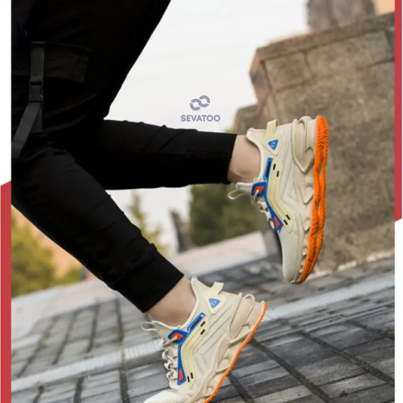 SVT ZEUS BEIGE  Sepatu Sneaker Pria  Sepatu Pria Impor 1