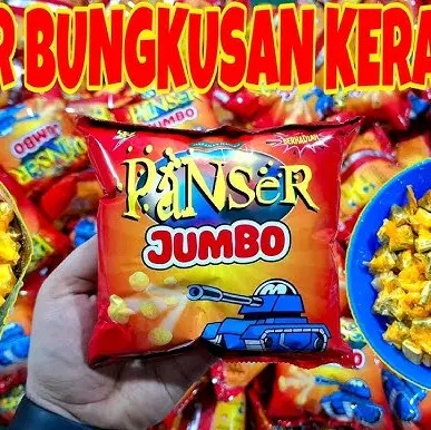 20 pcs ciki hadiah panser jumbo kemasan 18gr