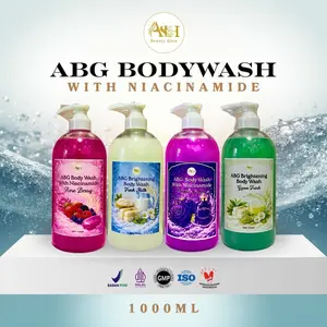 [ 1 LITER ]ABG BODYWASH SABUN MANDI CAIR WHIT NIACINAMIDE