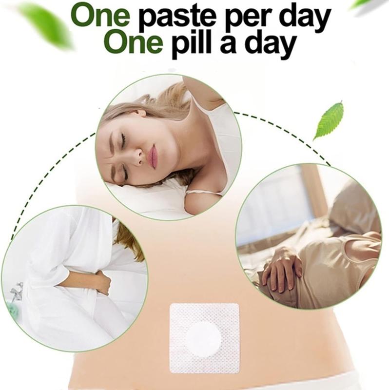 Belly Patch Ekstrak Wormwood, 30Pcs Mugwort Abdomen Navel Patch dan 30Pcs Moxibustion Patch untuk Wanita dan Pria Tubuh Extract 5