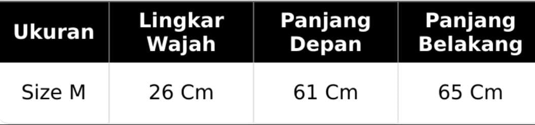 Viandy Hijab - Aluna Hijab Bergo Instan Soft Ped Size M I Jilbab Instan Bergo Nyaman