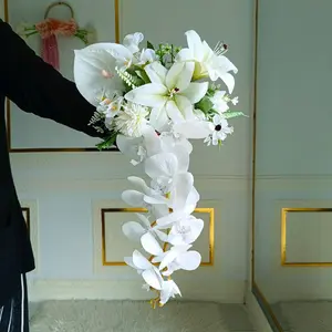 Hand Bouquet  Wedding Bunga Tangan Pengantin - Flowers Hoop Buket Pernikahan Lamaran Prewedding Tunangan Bridesmaid Lempar Wedding HandBuket
