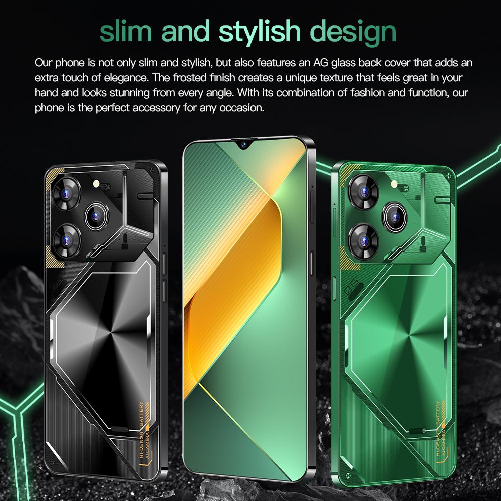 HP Gaming Tecn Pova 6 Pro 7.5inci Layar HD Handphone Dual SIM Android 14 Fast Charging 8000mAh COD