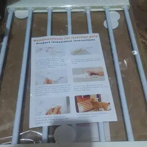 Pagar Pintu Pembatas Bayi Safety Gate Buka Tutup Protable Bahan Besi Anti Karat Multifungsi