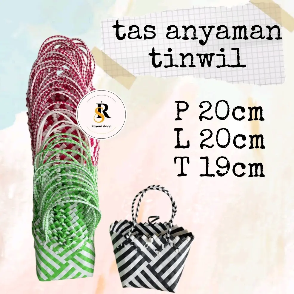 tas tinwil (paket 25pcs)/tas hampers/tas parcel