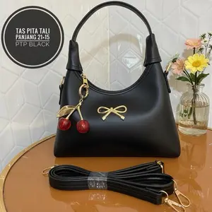 Tas Wanita Pita Tas Selempang Pita Terlaris PTP Olive dan Tali Panjang 21-15