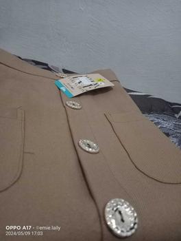 Product Review of Yellowface Viona Skirt Bahan Semi Woll Premium / Rok Wanita Korean Style / Rok Span / Rok Kerja / Rok Santai Polos Kancing Tengah / Rok Model Midi dan Panjang from e**y 2