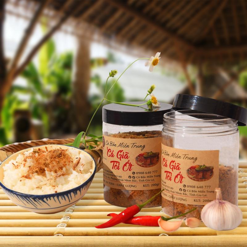 Combo 2 Hủ Cá Giã Tỏi Ớt - Ăn Vặt - Ăn Với Cơm Food Snack Thức Ăn Nho