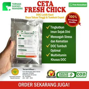 [JAMINAN ORI] CETA FRESH CHICK – Multivitamin DOC Ayam Umur 1 Hari untuk Daya Tahan & Pertumbuhan Sejak Dini