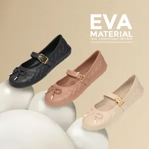 Sepatu Flat Wanita EVA Premium – Ringan & Empuk, Anti Slip, Nyaman Dipakai Seharian, Model Elegan Kekinian G8956