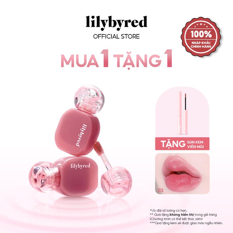 [Tặng Son Kem Viền Môi] Son Nhung Bóng Lì Lilybyred Balming Dewy Tint 6g