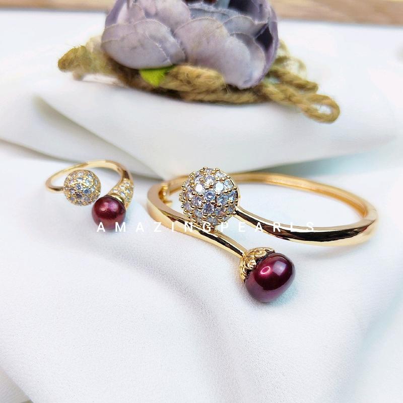 [CO ETALASE INI BONUZZ ANTING MUTIARA!!] BESTSELLER GELANG MUTIARA DAN CINCIN SEPAKET DAPAT SERTIFIKAT 0