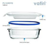Gambar Vatiri Oven Glass Wadah Makan Microwave 1040 ml Rectangular - Tempat Makan Kaca Serbaguna PL1040YG dari VATIRI HOME STORE Kota Administrasi Jakarta Pusat 4 Tokopedia