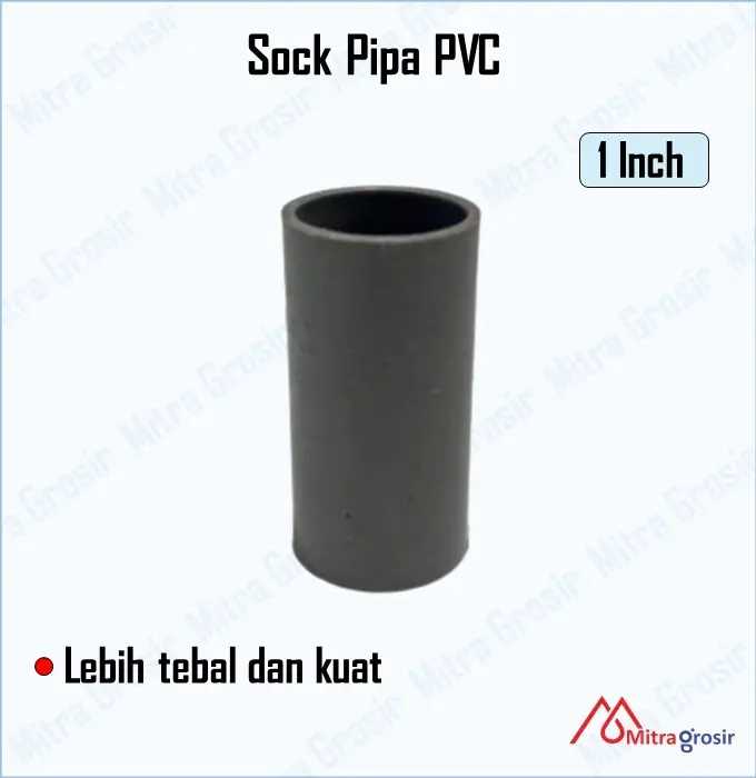 Sok Pipa PVC Jaya TS 3/4" Sambungan Pipa PVC 1 Inch / Sok / Sock / Socket / Sambungan Pipa PVC 1/2 " Ukuran 3/4 Inch 3