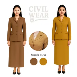 Setelan Seragam Blazer PNS Wanita Baju Rok Dinas Pemda Civil Wear