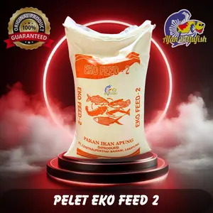 Eko Feed 2 Kemasan 1kg Pelet Ikan Pakan Apung Lele Nila Patin Bandeng Ikan Air Tawar