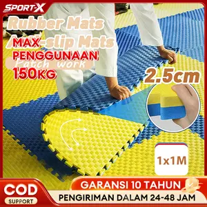 【MY-HI】SportX Karpet Taekwondo Matras Puzzle Matras Beladiri Anti-Selip untuk Foam Bermain karate Matras