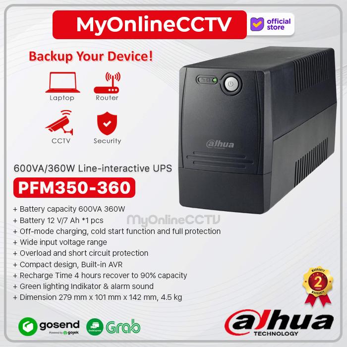 Gambar PFM350-360 Dahua 600V 360W Uninterruptible Power Supply UPS CCTV dari MyOnlineCCTV Kota Administrasi Jakarta Barat Tokopedia