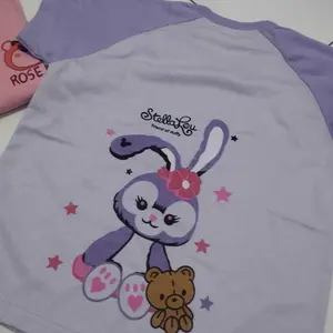 setelan piyama baju anak cewek motif baru lucu unik cinnamoroll 1set sama celana fashion anak
