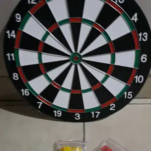 SPEEDS Darboard 17inch Panahan Dinding Papan Permainan Lempar Panah Dart Olahraga 004-3