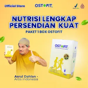 Susu Ostofit 1 Box Original | Minuman Susu Bubuk | Bahan Alami | BPOM HALAL | AKUN RESMI OSTOFIT [Bisa COD] Dairy Milk  Manis