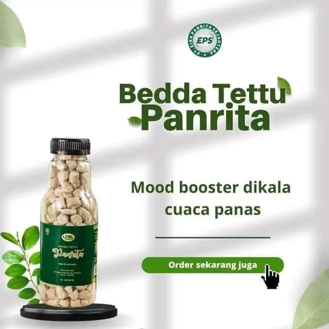 3 botol bedak tettu panrita/bedak herbal bidara bayi BTP bedak dingin 1