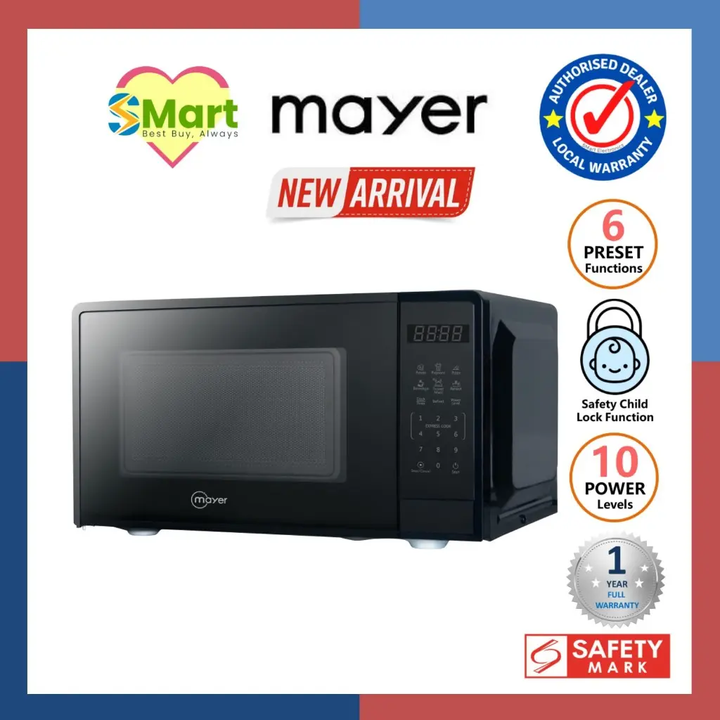 Mayer 20L Microwave Oven MMMW702D Full Black