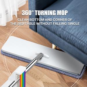 Zolele PB41 360° Rotation Mop Magic Flat Mop Floor Brush Scrub Mirror Cleaner