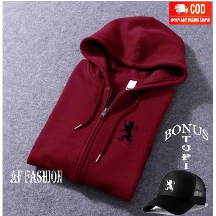 Free Topi... jaket Resleting Logo Giordano Lbg Text Hitam / Jaket Distro / Sweater Distro / Hoodie Distro / Jaket Wanita / Jaket pria / Jaket Musim Dinging / Af Fashion 3