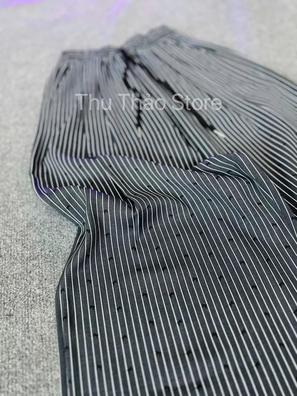 Quần Ống Xuông ThuThao97 Chất Gol.d hoạ tiết Hình Nơ 7