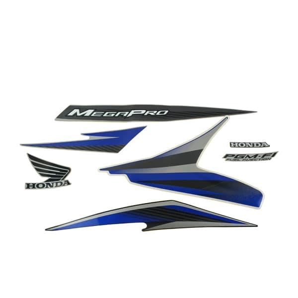 Gambar Sticker Body Set Kanan Biru Honda Mega Pro FI 871X0KYE910ZDR - Biru, Suku Cadang Resmi Motor Honda > Sticker Body dari Honda Cengkareng Kota Tangerang Tokopedia