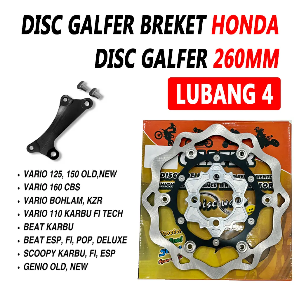 LUBANG 4+BREKET HONDA