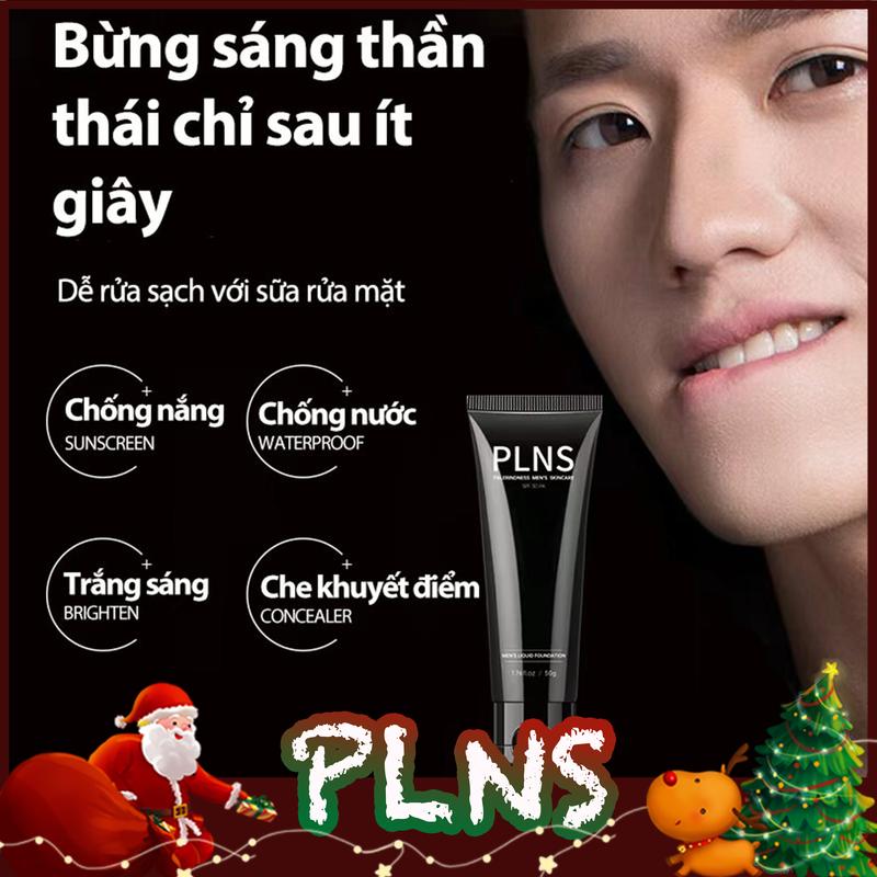 Kem nền nam PLNS - Nâng Tông Tự Nhiên Chống Nắng Chống Nước Vũ khí hẹn hò Cứu nhan sắc Gợi ý quà Noel