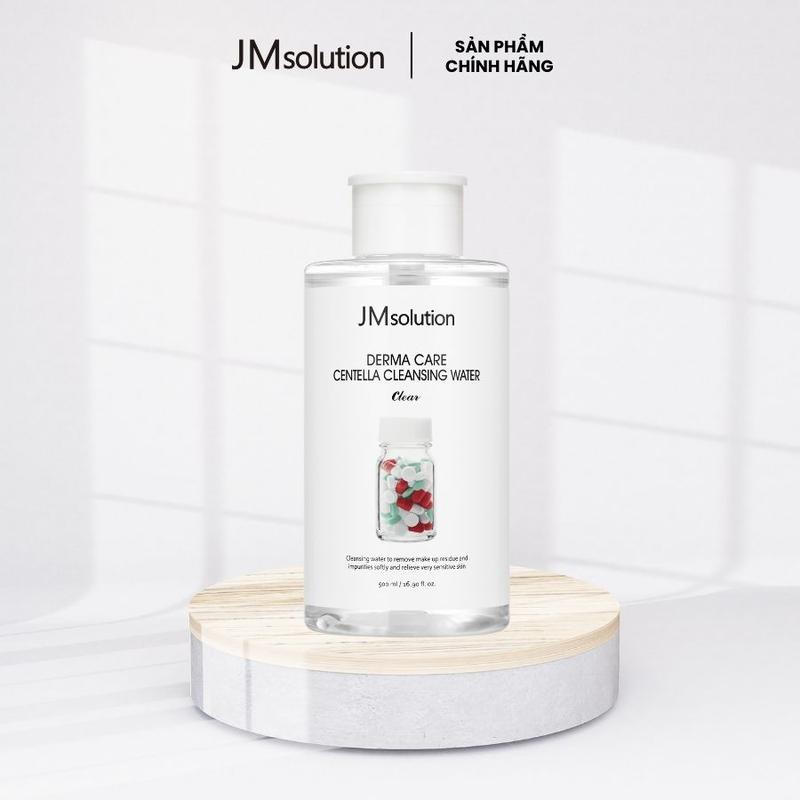 CFV 35% Nước Tẩy Trang JMSolution Derma Care Centella Cleansing Water Giúp Làm Sạch Sâu Dịu Nhẹ Hỗ Trợ Cấp Ẩm 850ml