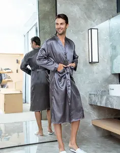 Baju Tidur Kimono Satin Pria II Baju Satin Kimono Pria