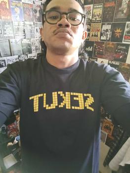 Product Review of SEKUT WEAR - 8BIT BLACK T-SHIRT from (**L 0