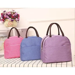 232 Tas Bekal/Iconic Insulated Lunch Bag Cooler WAJAH KARTUN -Tas Bekal Makanan Pink 2
