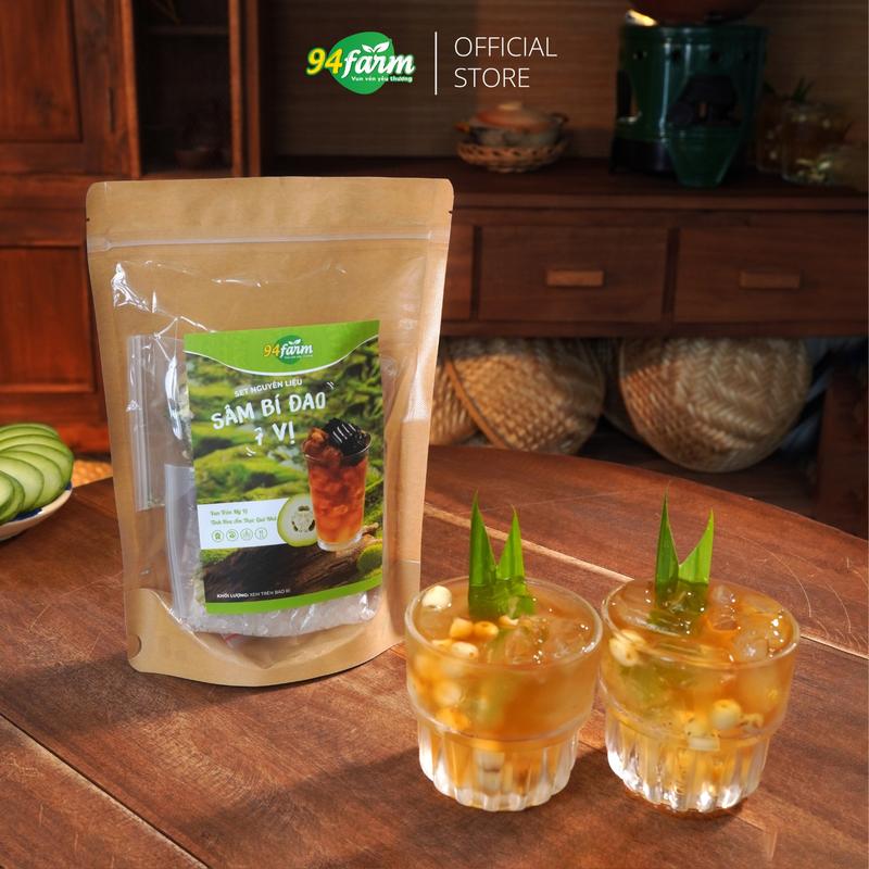 Set sâm bí đao hạt chia 7 vị nấu 4-6 lít sâm (12-20 chai) 94farm Nước Trà Chè Tea