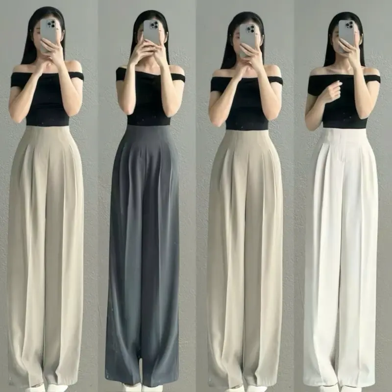 (CÓ PHIÊN BẢN CHO NẤM) QUẦN ỐNG SUÔNG CẠP LIỀN, KHOÁ SƯỜN CHẤT GOLD MỸ - MỀM MỊN, MÁT 2 PHÂN LOẠI CHIỀU DÀI 0