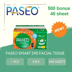 Tisu Paseo 540 S 4PCS MURAH MERIAH Smart Pack Tisu Lembut dan Serbaguna untuk Kebutuhan Sehari-hari