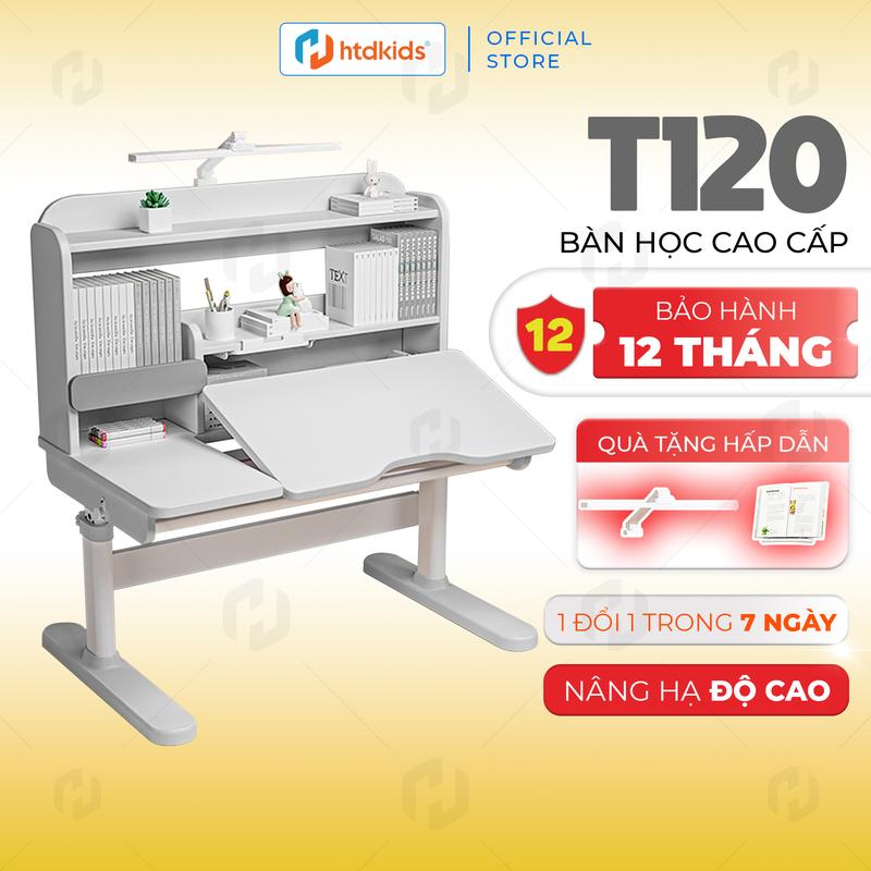 Bàn học cho bé HTDkids T100 + T120 ( Mặt bàn rộng 100CM và 120CM ). Đa chức năng phù hợp cho trẻ từ tiểu học đến hết trung học phổ thông bàn  học