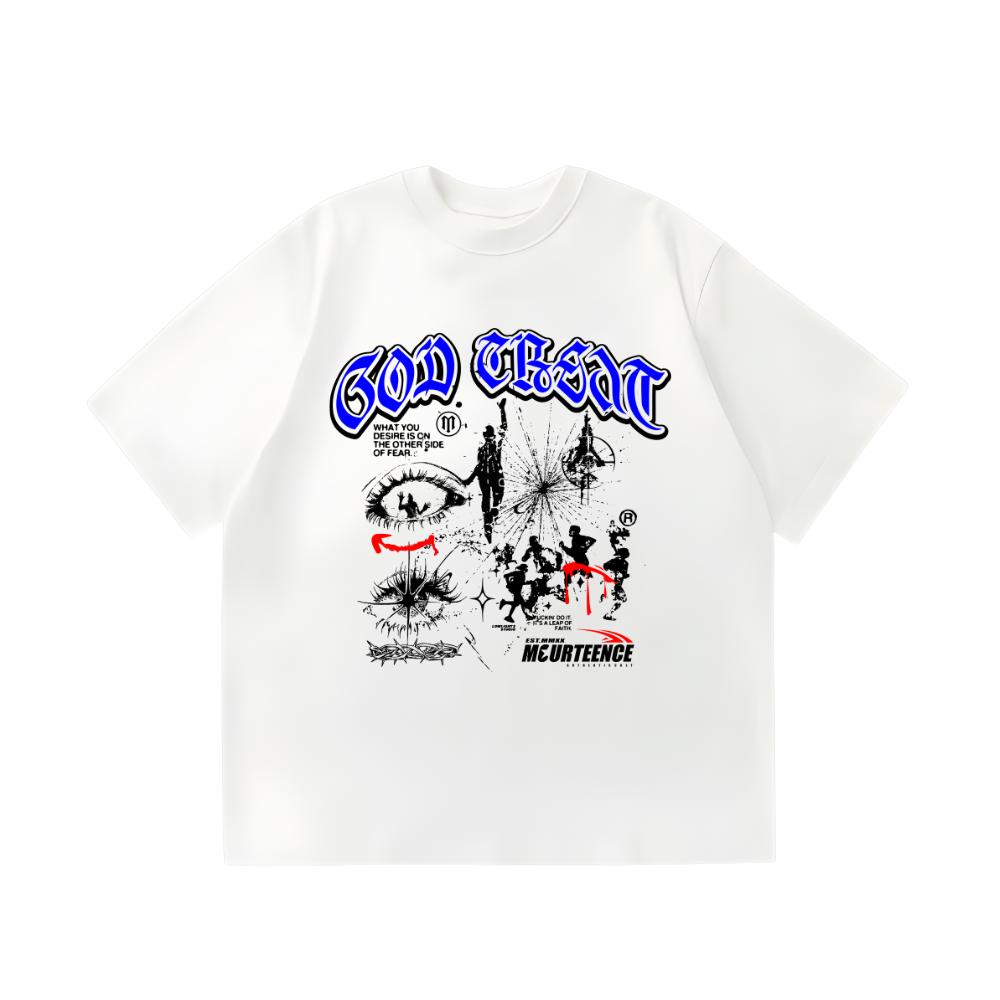 boxy shirts Mourteence Katun Combed 20s Baju Dewasa Unisex Kaos Pria Wanita Atasan Pendek