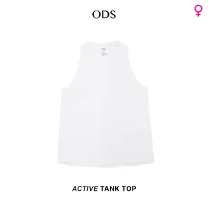 ODS Active Dry Fit Tank Top Olahraga Wanita White