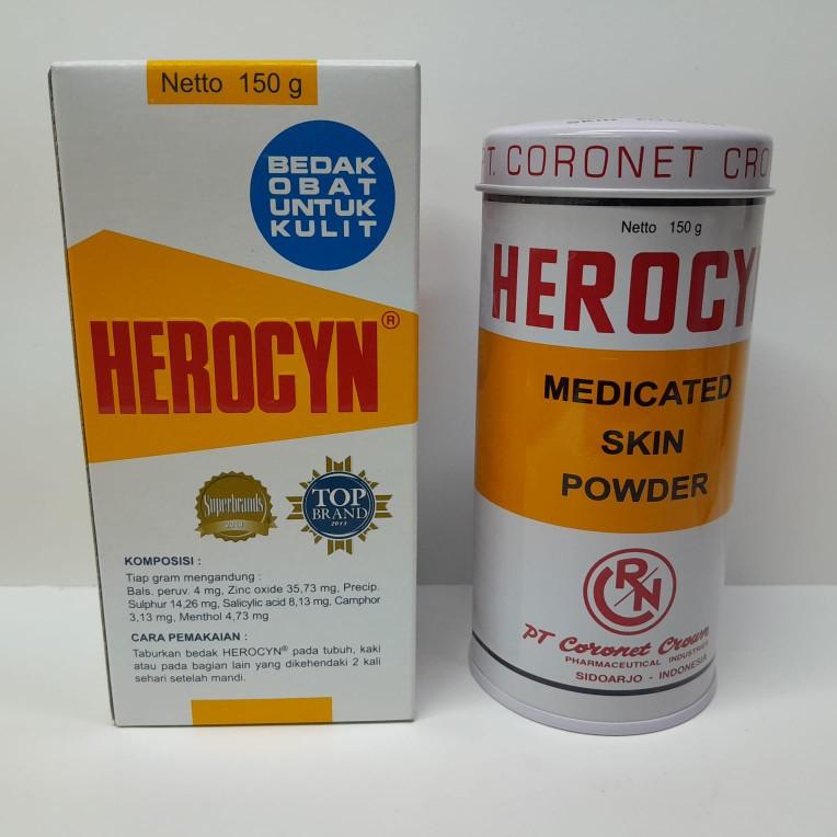 Herocyn bedak obat untuk kulit 50gr/150gr bpom Powder