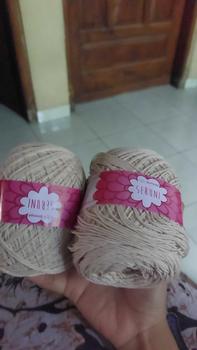 Product Review of Benang Rajut Katun Polos Seruni -KT010 from n**t 0