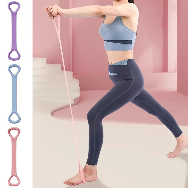 Dây Kháng Lực Thể Dục Hình Số 8, Để Tập Luyện Cánh Tay Và Lưng, Dây Đàn Hồi Cao Su Tập Cơ Tay 1