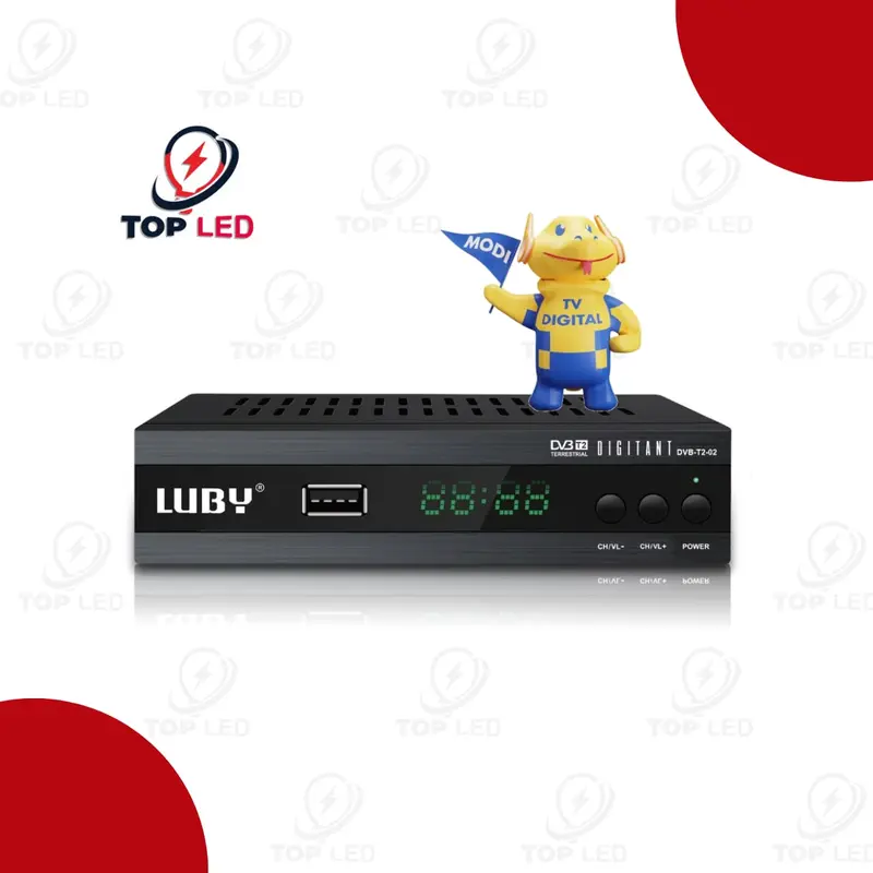 LUBY DVB T2 02 Set Top Box TV Siaran Digital Receiver STB Bisa Youtube 0