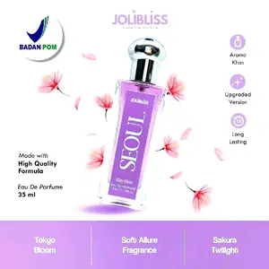 City Scent Jolibliss SEOUL/PARIS/DUBAI/LONDON 35ml Eau De Parfum Wanita Aroma Tahan Lama