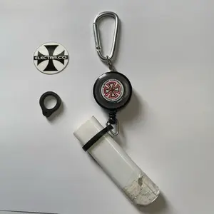 Gantungan Kunci Skena yoyo 60-65cm Carabiner Keychain Kalcer - Electra.katalog Hitam Elegan