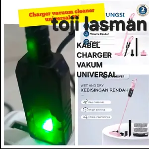 Charger vacuum cleaner Kabel Charger Vacum Cleaner Han River Kabel Charger Vacuum Cleaner Universal plus + lampu indikator warna hijau